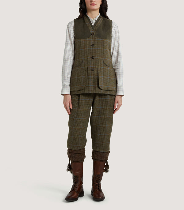 Purdey Women's Tom Purdey Tweed Shooting Vest