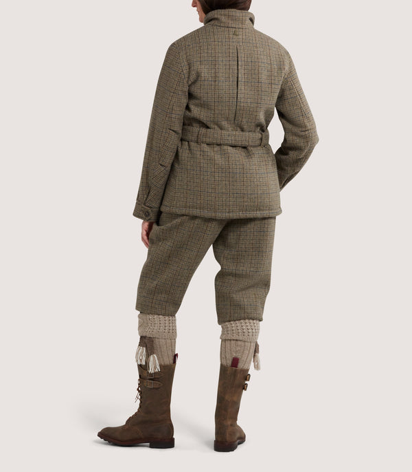 Purdey Women's Tweed Belted Jacket In Maree