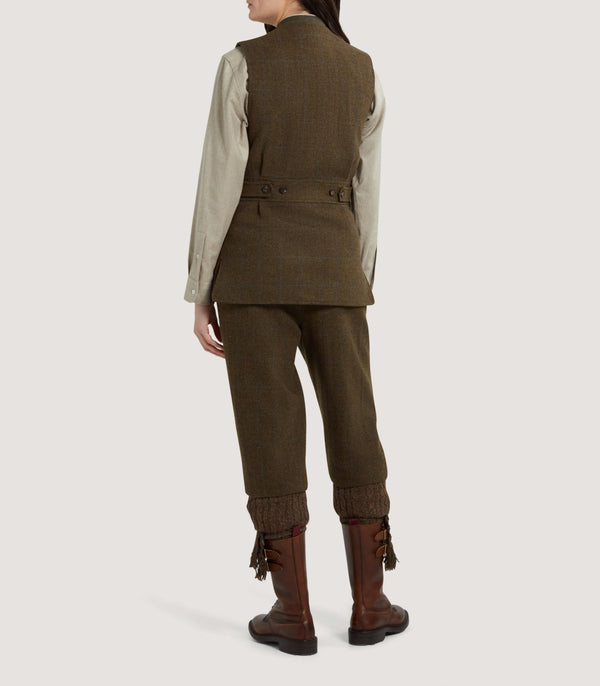Purdey Women's Tweed Shooting Vest In Oakley