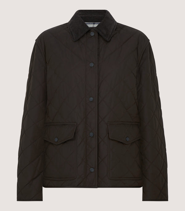 purdey Women's Winchester Quilted Jacket in Walnut