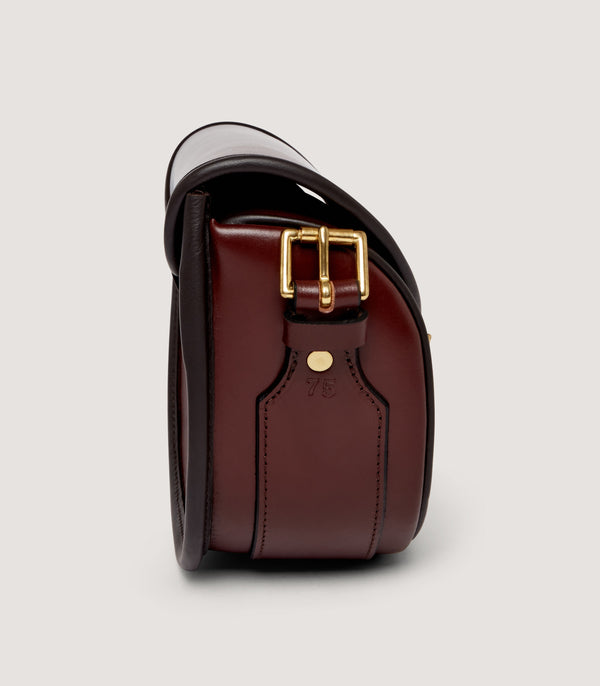 Purdey Special Edition Bridle Leather Cartridge Bag In Chestnut