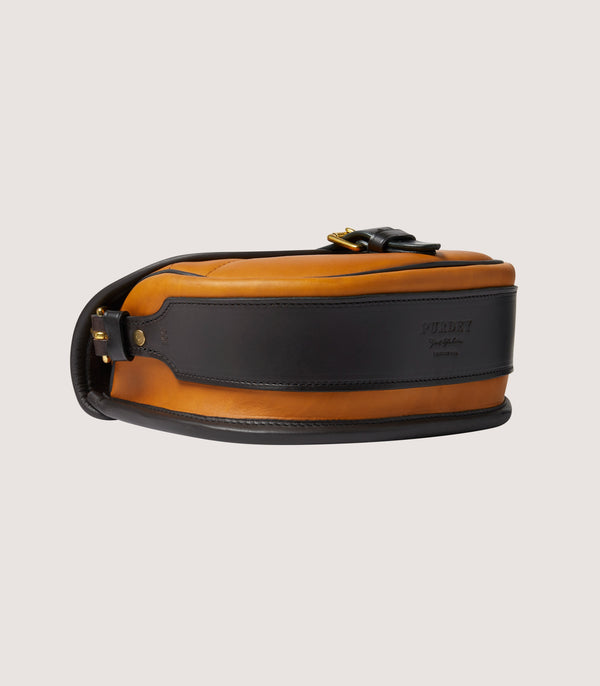 Purdey Special Edition Bridle Leather Cartridge Bag In Tan
