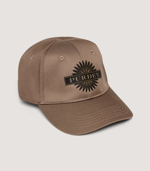 purdey Technical Cotton Starburst Baseball Cap In Drab