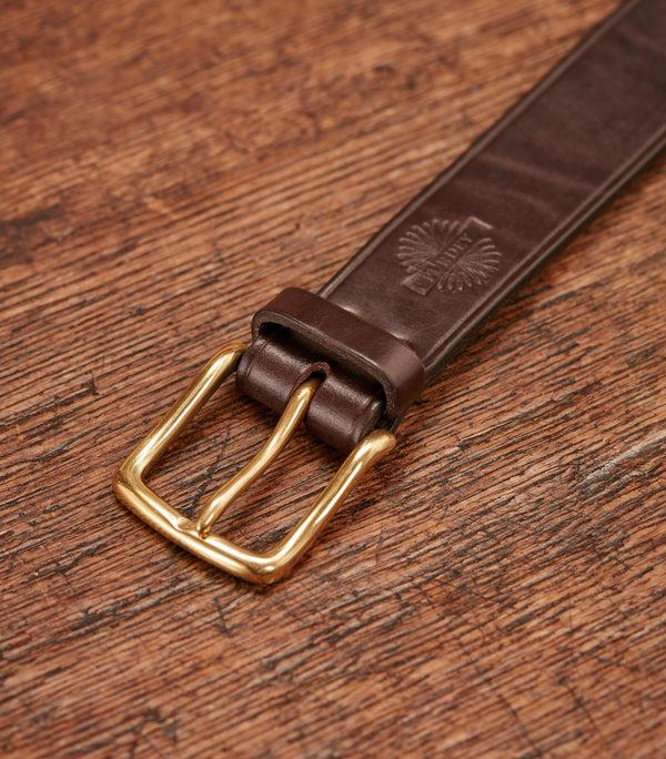 Purdey Unlined Bridle Leather Belt In Purdey Havana
