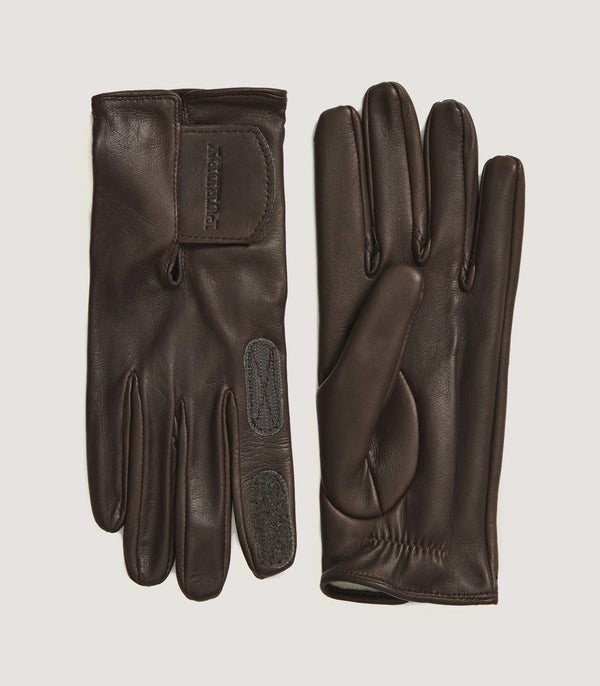 purdey Women's Cape Leather Sporting Glove - Velcro Cuff In Brown