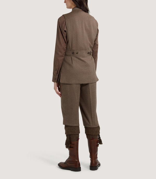 Purdey Women's Cashmere Tweed Shooting Vest In Percy