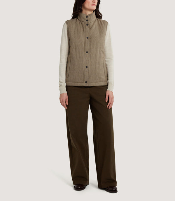 Purdey Women's Eccleston Padded Gilet In Peppercorn