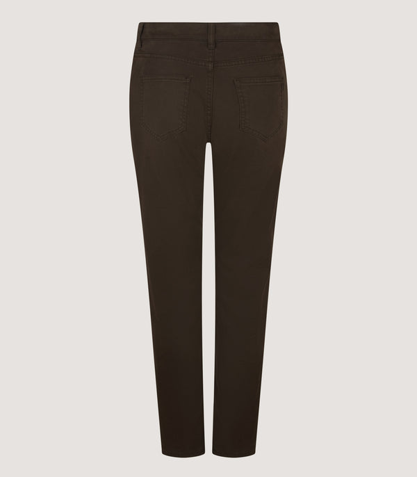 Purdey Women's Five Pocket Trousers In Forest Green