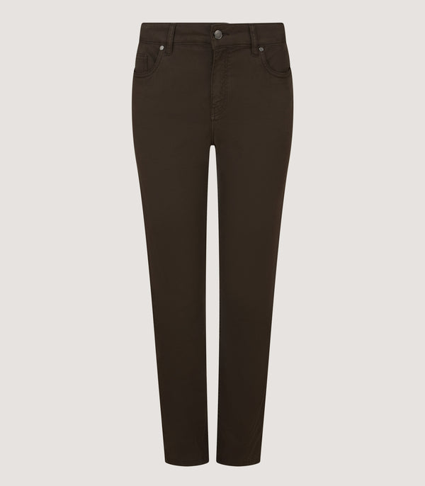 purdey Women's Five Pocket Trousers in Forest Green