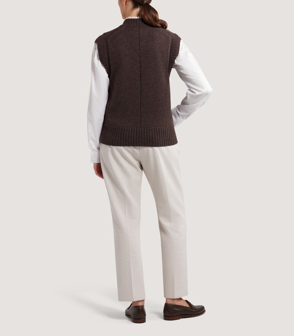 Purdey Women's Islay British Outdoor Vest In Walnut