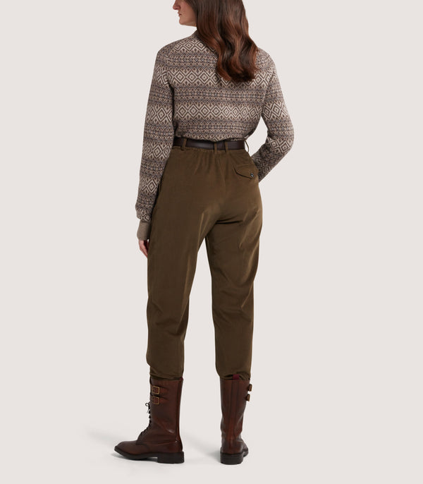 Purdey Women's Kirkstone Cashmere Fairisle Jumper In Antler