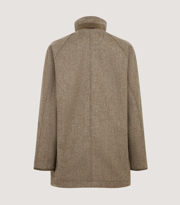 Purdey Women's Lightweight Tweed Field Coat In Acorn