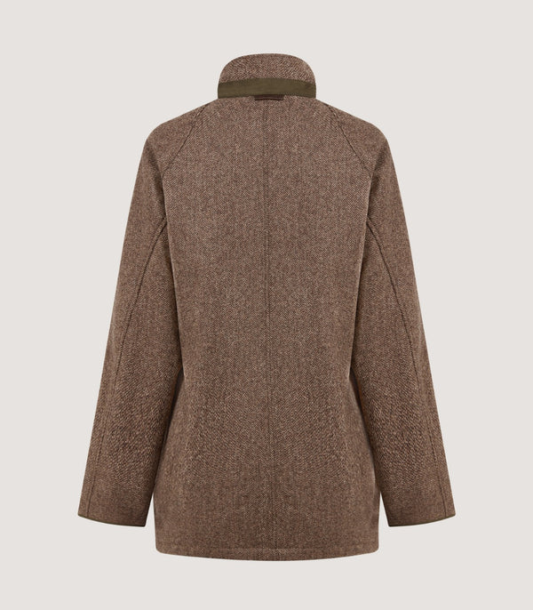 Purdey Women's Lightweight Tweed Field Coat In Heather