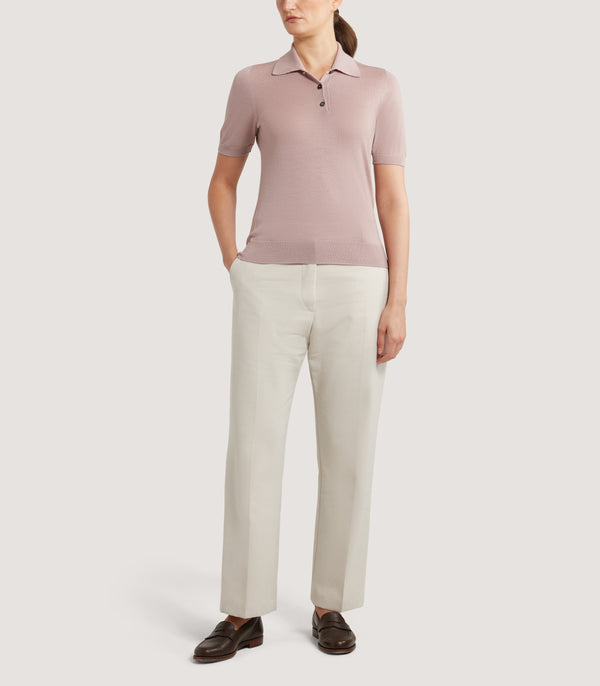 Purdey Women's Talla Knitted Short Sleeve Polo Shirt