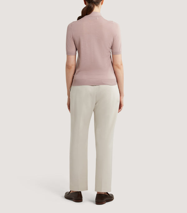 Purdey Women's Talla Knitted Short Sleeve Polo Shirt