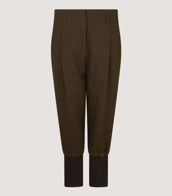 purdey Women's Tweed Shooting Breek With Storm Cuff in Oakley