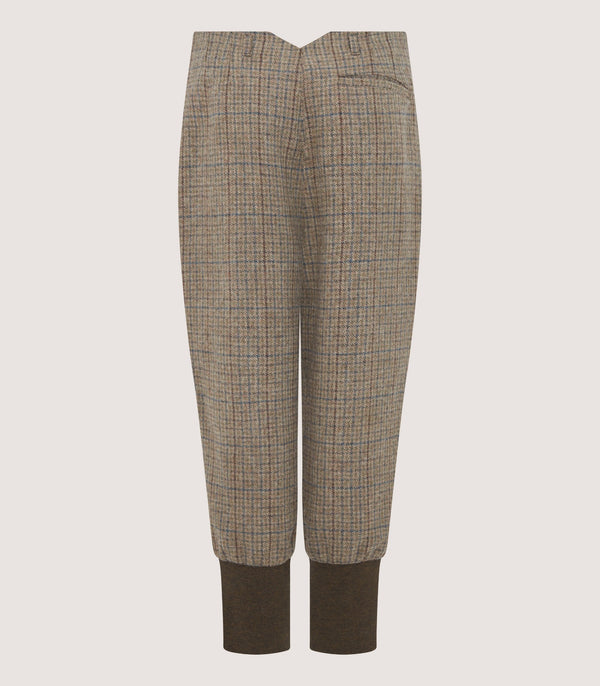 Purdey Women's Tweed Two Pleat Breek With Storm Cuff In Maree