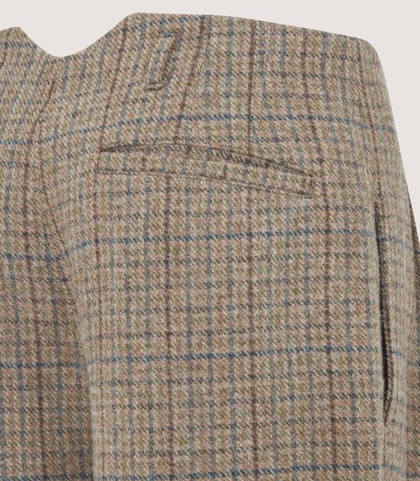 Purdey Women's Tweed Two Pleat Breek With Storm Cuff In Maree