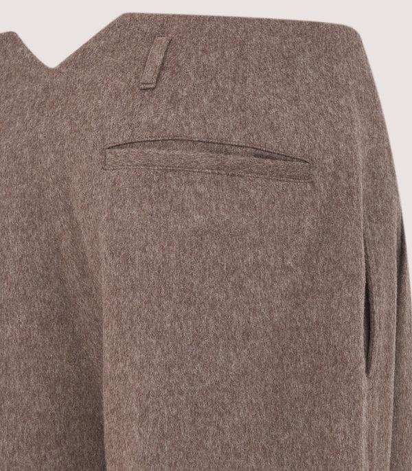 Purdey Women's Two Pleat Breek With Storm Cuff In Taupe