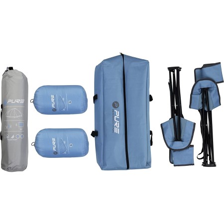 Pure 2improve 2-Person Monodome Tent - Complete Camping Set