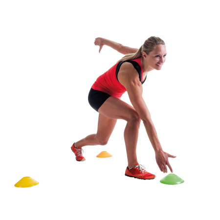 Pure 2improve 20 Piece Team Neon Cones Set