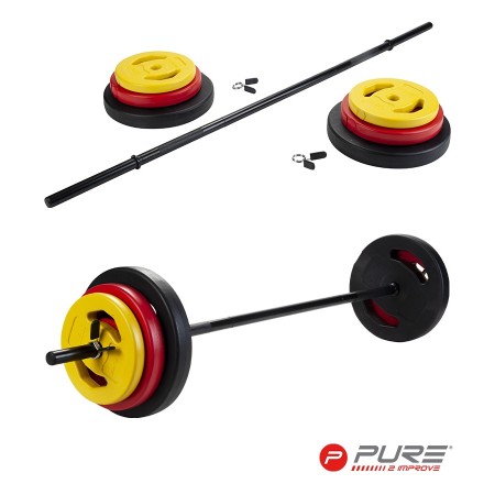 pure 2improve Cement Barbell Set - 20kg