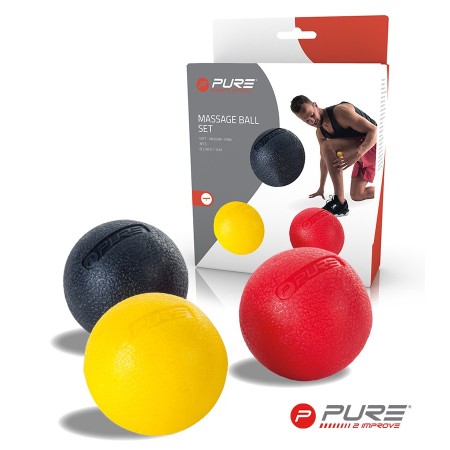 Pure 2improve Massage Balls (x3 5.0cms)