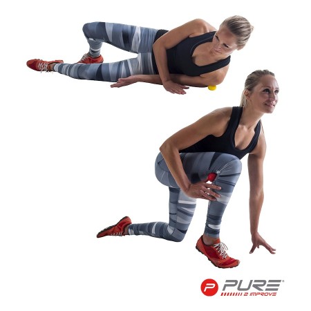 Pure 2improve Massage Balls (x3 5.0cms)