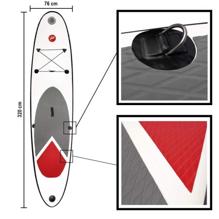 pure 2improve PURE Stand-Up Paddle Board (SUP) 320