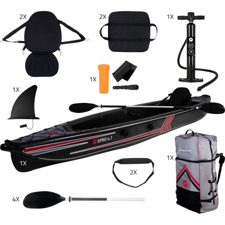 Pure 2improve Pure Drop Stitch Kayak For Two People - Complete Set