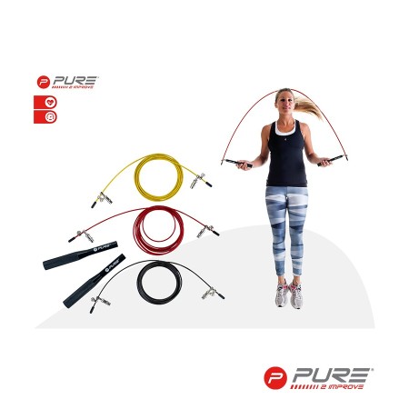 Pure 2improve Weighted Jump Rope With Interchangable Ropes