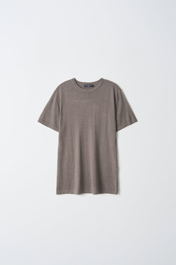 Pure Cashmere Nyc Lightweight Shortsleeve T-shirt_Brown
