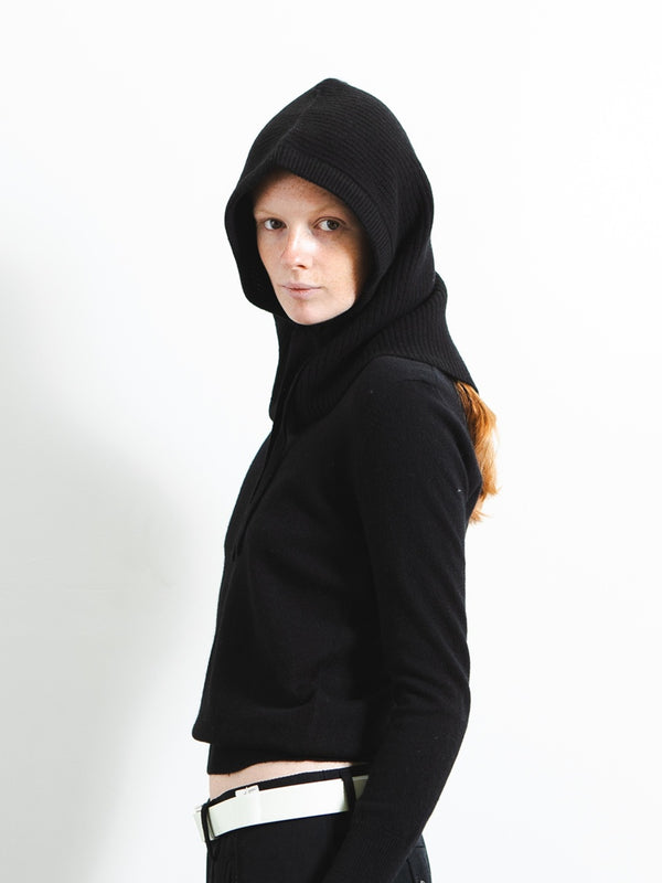 pure cashmere nyc Balaclava_Black