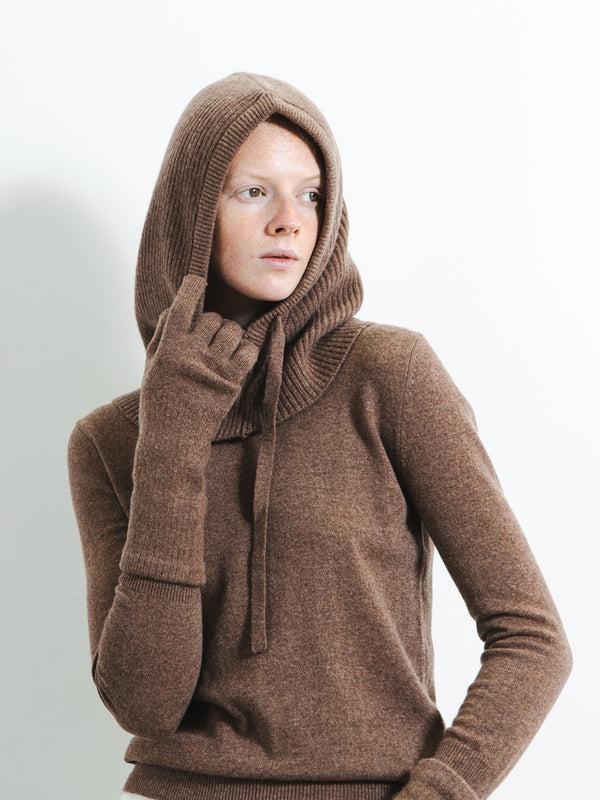 pure cashmere nyc Balaclava_Mocha