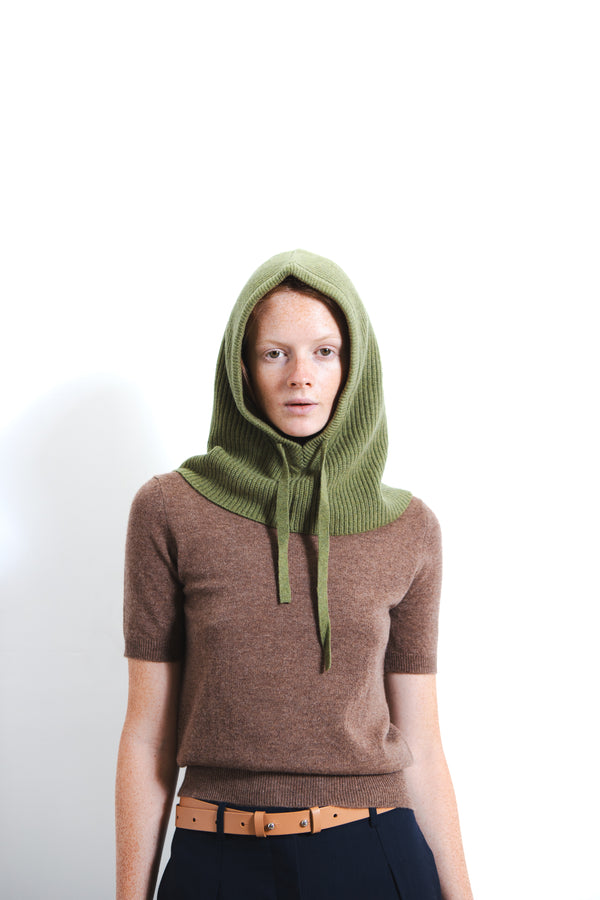 Pure Cashmere Nyc Balaclava_Olive