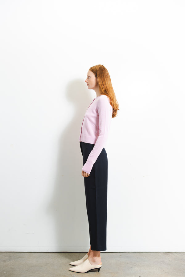 Pure Cashmere Nyc Buttoned Cardigan_Pink Blush