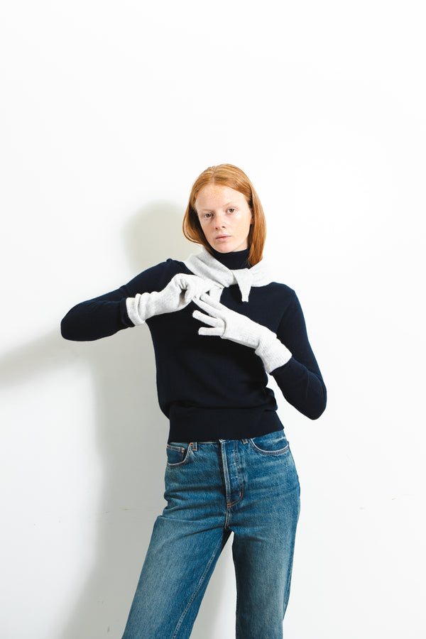 Pure Cashmere Nyc Gloves_Grey