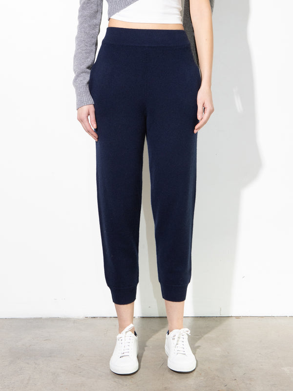 pure cashmere nyc Jogger Pants_Dark Navy