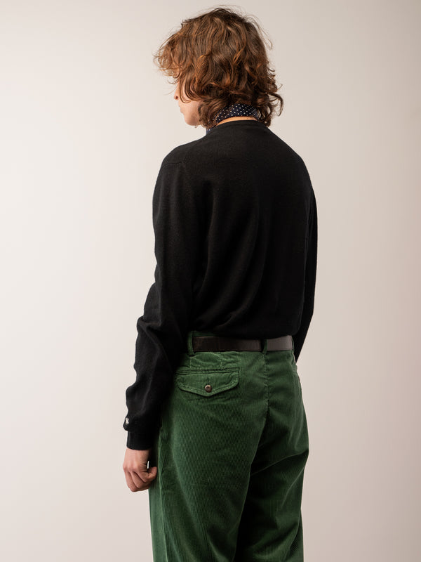 Pure Cashmere Nyc Men Crew Neck Sweater_Black