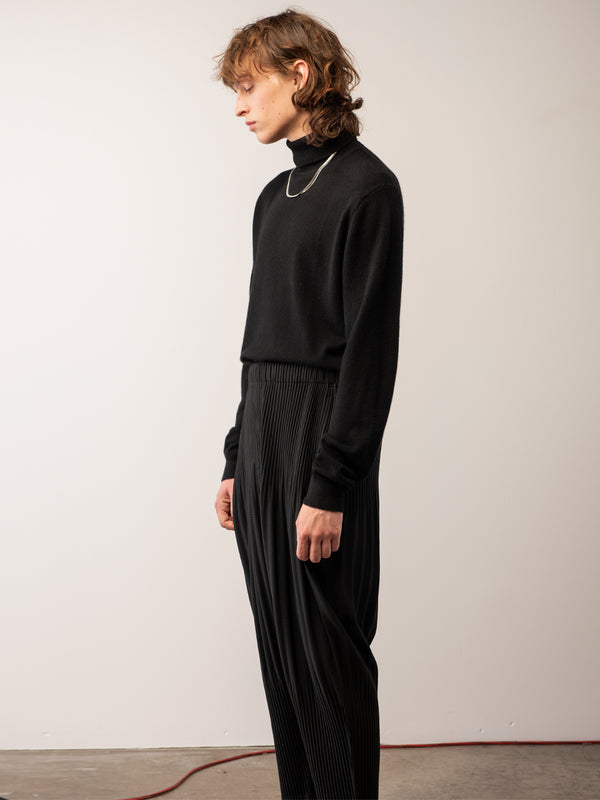Pure Cashmere Nyc Men Turtleneck Sweater_Black