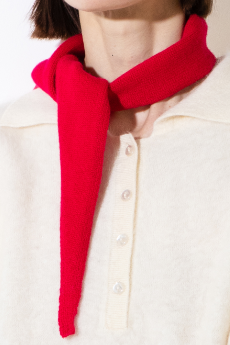 Pure Cashmere Nyc MINI SCARF_Red