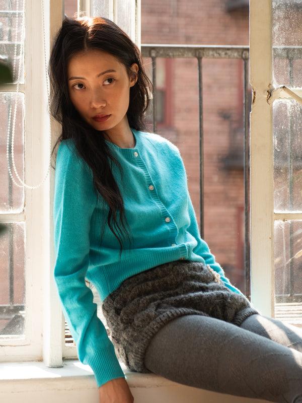 pure cashmere nyc [MJ Collection]Crop Cardigan