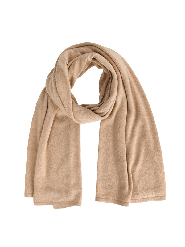 pure Cashmere Nyc Oversized Scarf_Camel