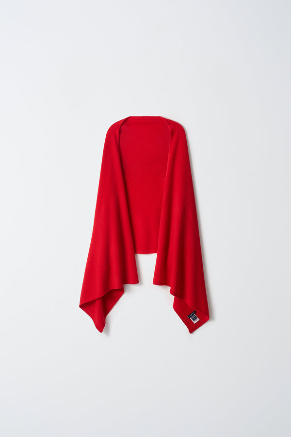 Pure Cashmere Nyc Oversized Scarf_Chilli Red