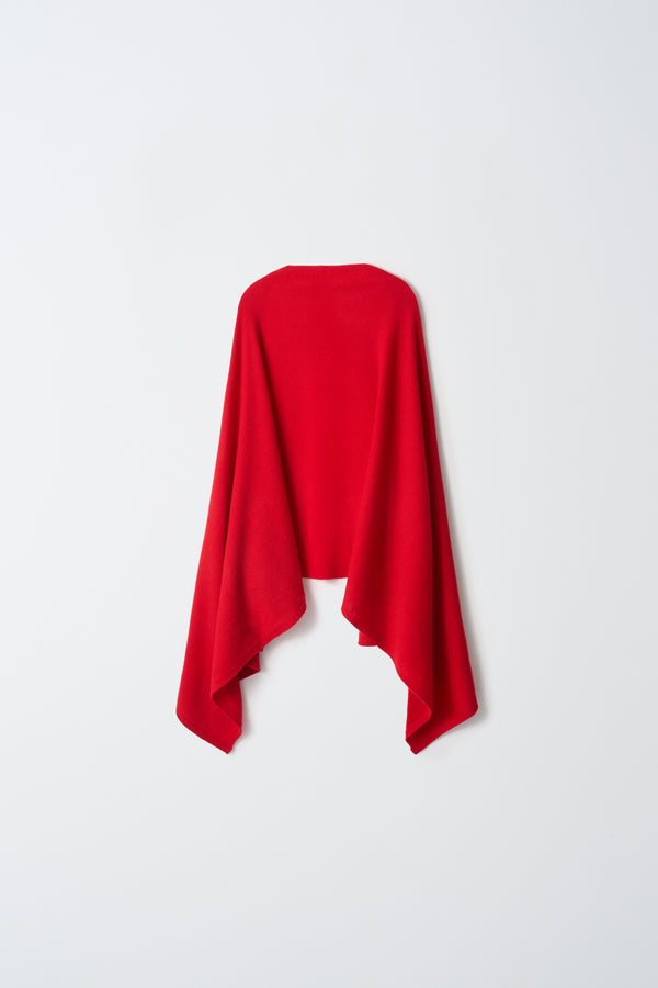 Pure Cashmere Nyc Oversized Scarf_Chilli Red