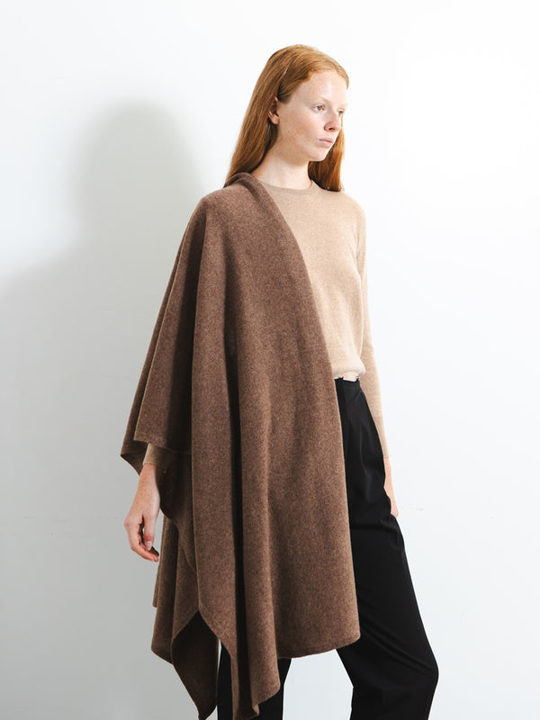 pure cashmere nyc Oversized Scarf_Mocha