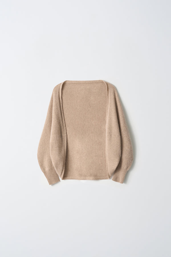 Pure Cashmere Nyc Shrug Cardigan_Beige