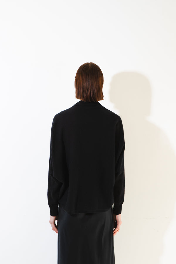 Pure Cashmere Nyc Shrug Cardigan_Black