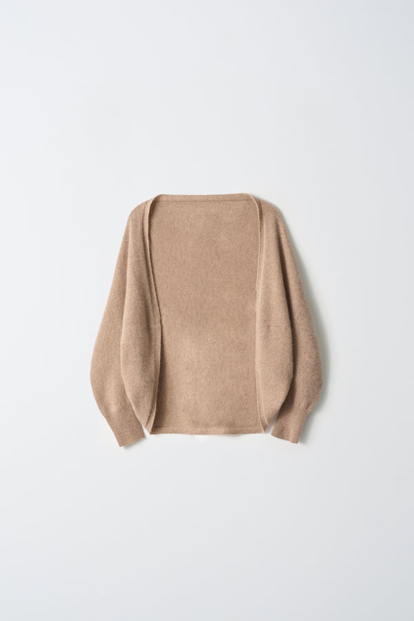Pure Cashmere Nyc Shrug Cardigan_Camel