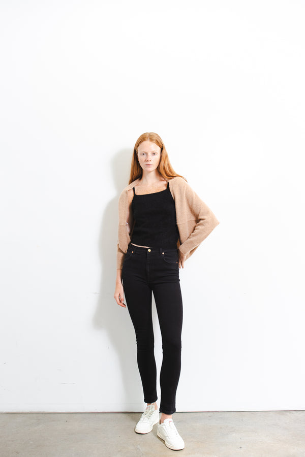 Pure Cashmere Nyc Shrug Cardigan_Camel